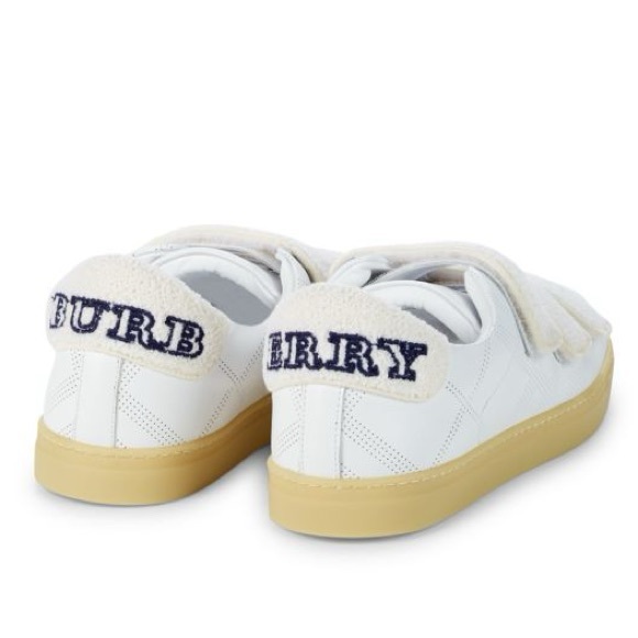 BURBERRY Perfect Storm Leather Sneakers - Picture 2 of 10